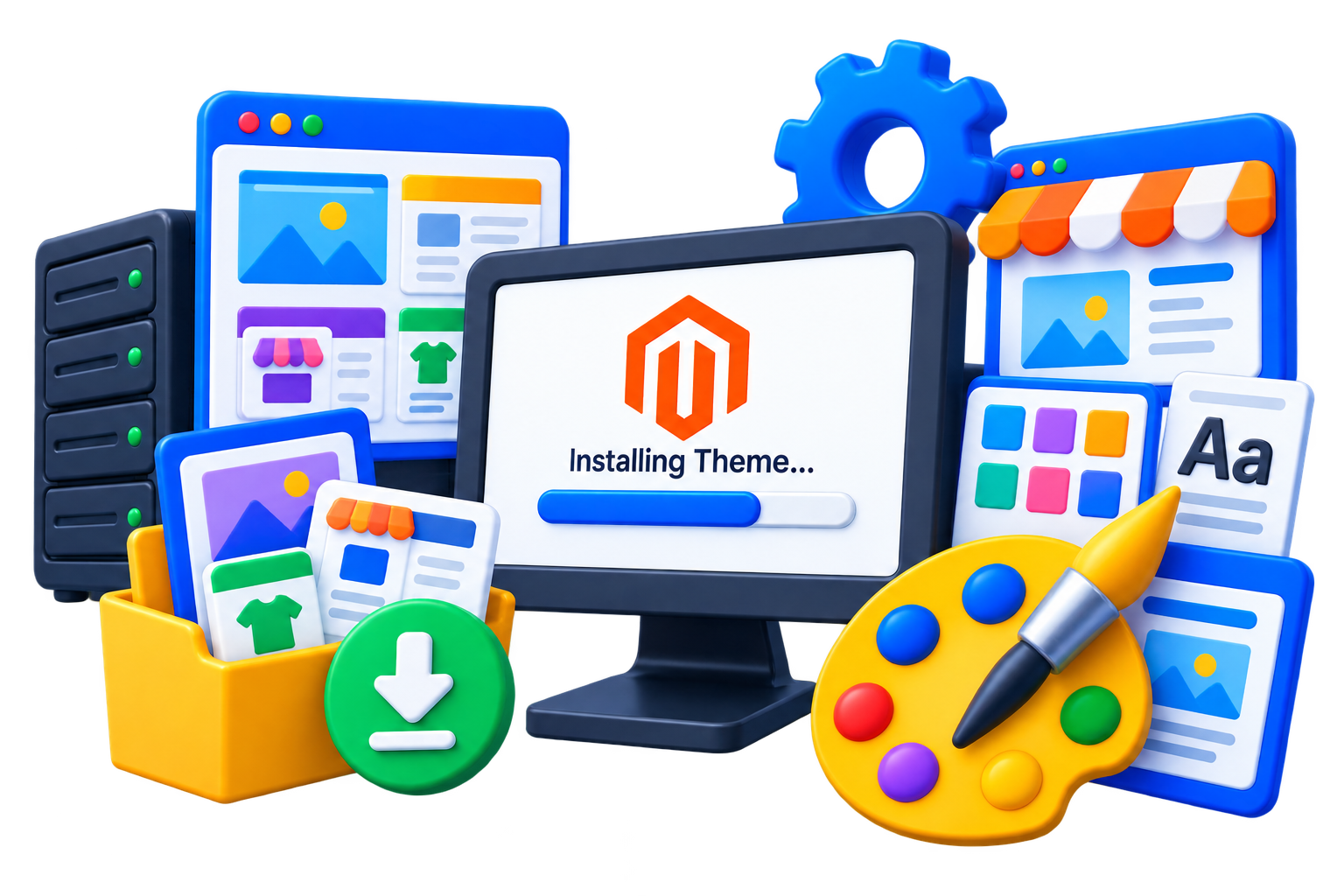 Magento Theme Installation Service